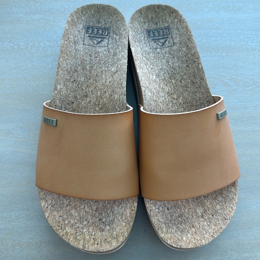 Reef slides cork size 40 9.5